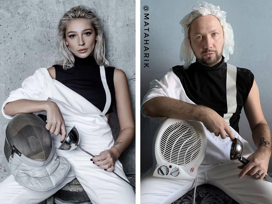 Пародист из России повторяет образы знаменитостей, используя всё, что подвернётся под руку Пародист из России повторяет образы знаменитостей, используя всё, что подвернётся под руку звезда,наши звезды,развлечение,фото,шоу,шоубиz,шоубиз