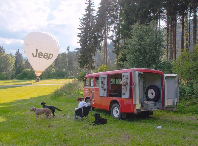 Jeep Forward Control — "Буханка" из США на службе в швейцарской пожарке 