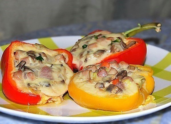 Сладкий перец с начинкой закуски,кулинария