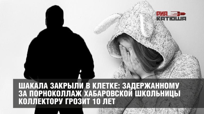Шакала закрыли в клетке: задержанному за порноколлаж хабаровской школьницы коллектору грозит 10 лет