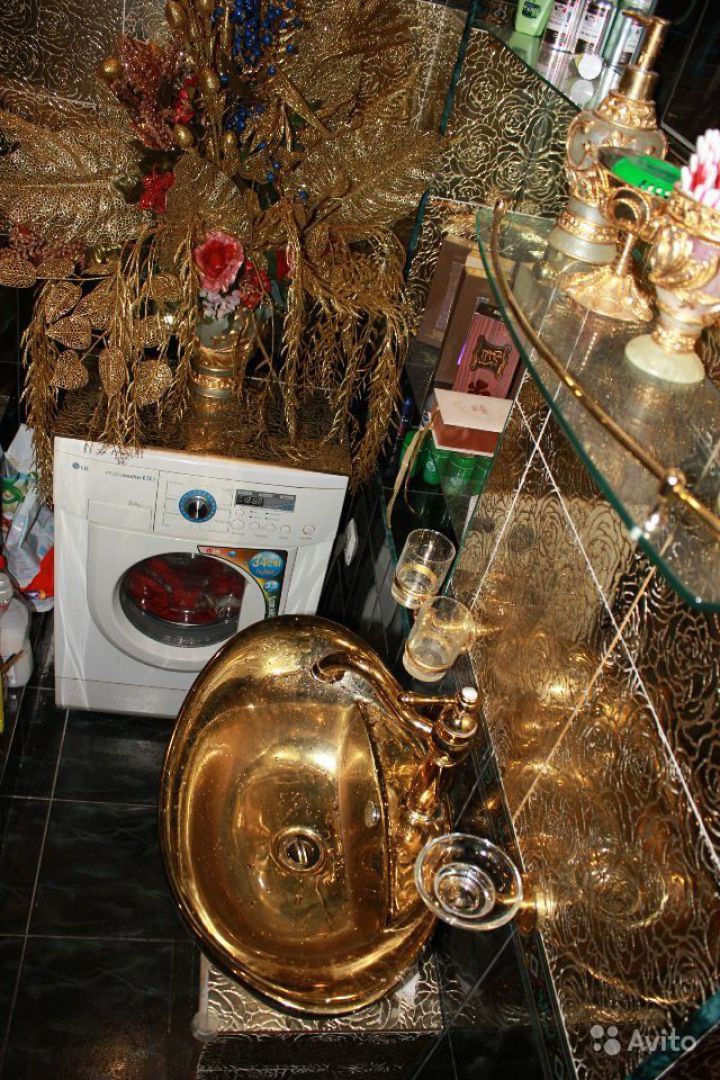 квартира отделанная золотом 