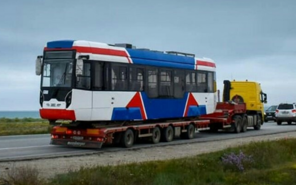 Новые трамваи вышли на улицы Евпатории