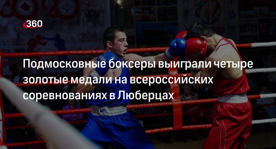 Подмосковные боксеры выиграли четыре золотые медали на всероссийских соревнованиях в Люберцах