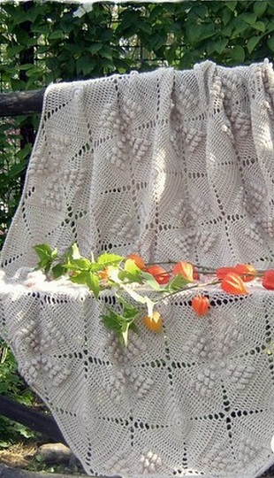 Схема пледа из мотивов