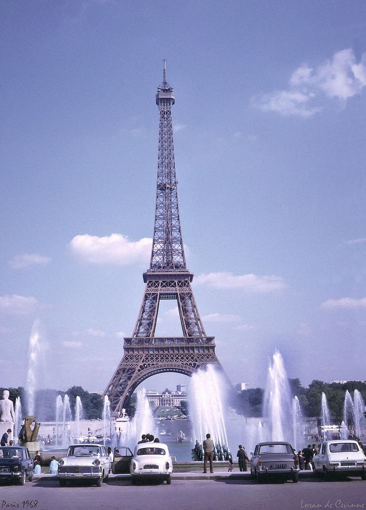 Париж 1960-х в цвете
