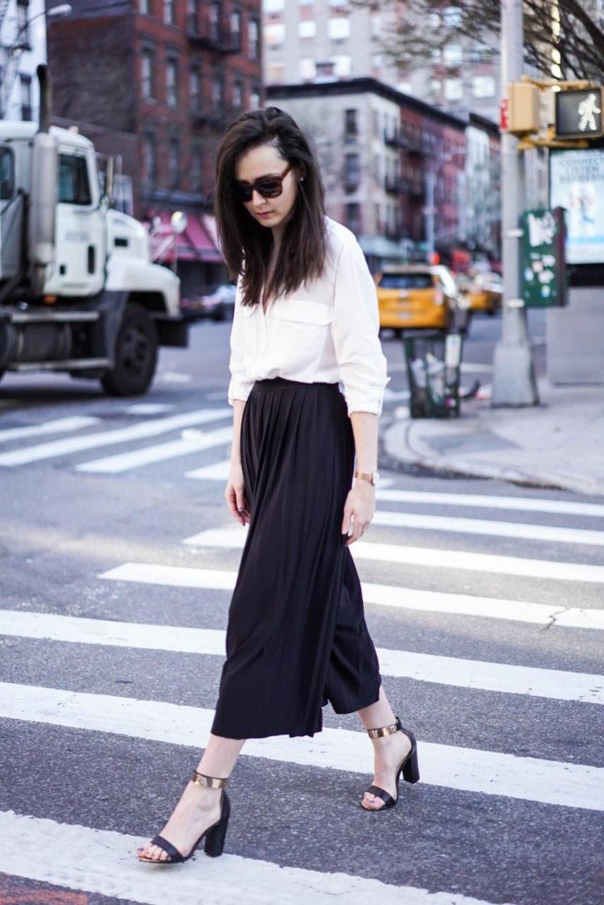 More than just a girl | how to wear culottes
