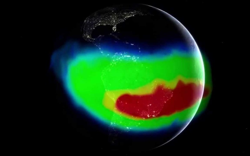 Ужасный близнец Бермудского треугольника: Южно-Атлантическая магнитная аномалия аномалия, Земли, магнитная, область, Бразильская, «Коро», телескоп, излучения, помощи, служит, планеты, причиной, минимальном, фактор, располагается, расстоянии, ВанАллена, радиационный, внутренний, поверхности