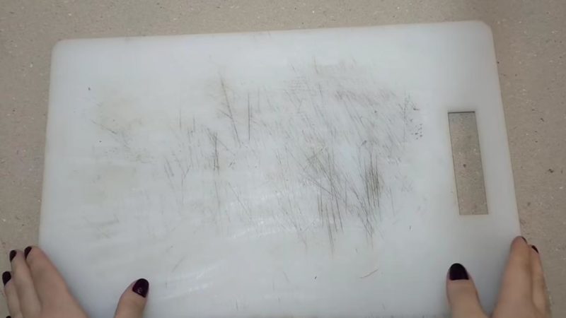 Отличный вариант использования пластиковых разделочных досок