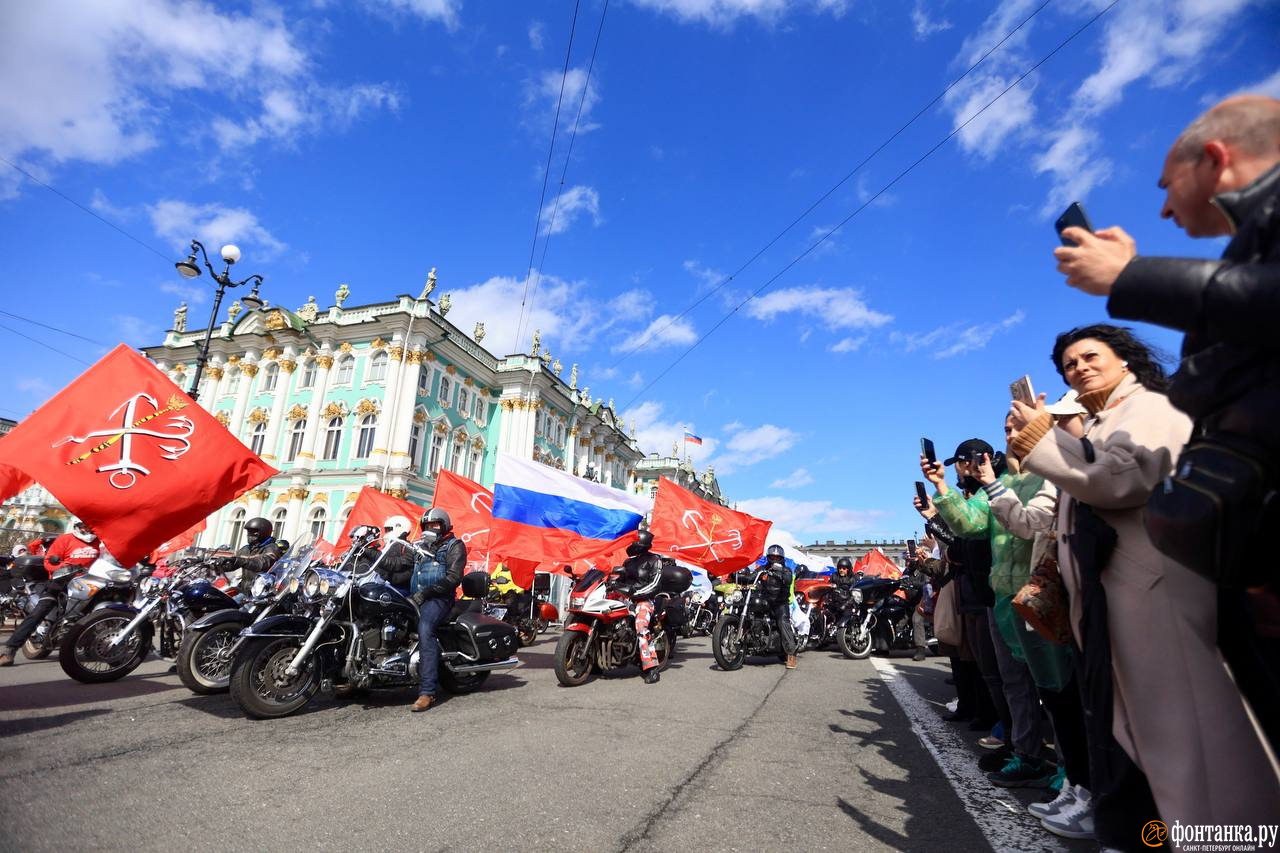 Байкеры на мероприятие