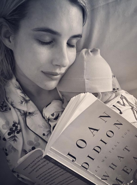 Эмма Робертс показала лицо новорожденного сына Эмма Робертс показала лицо новорожденного сына Дети,Дети знаменитостей