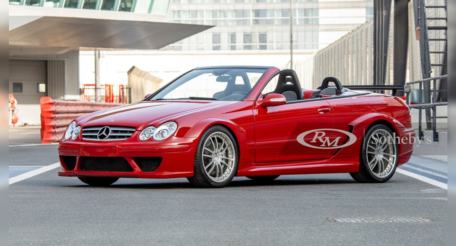 Редкий кабриолет Mercedes-Benz CLK DTM AMG продадут в рамках аукциона