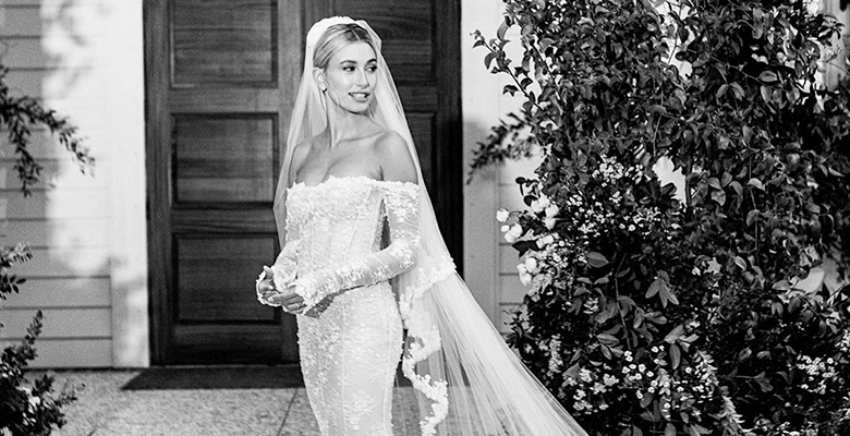 Хейли Бибер-Болдуин показала свадебное платье от Вирджила Абло