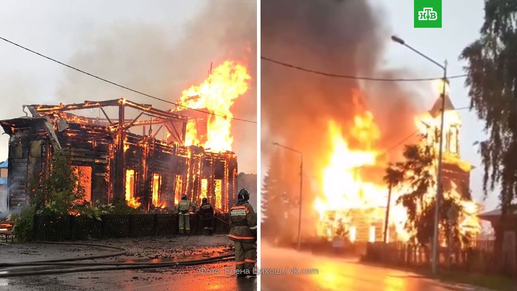 Церковь 19 века в Зоркальцево