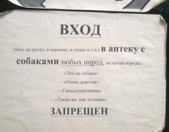 Креатив и кретинизм в объявлениях, рекламах и вывесках Креатив и кретинизм в объявлениях, рекламах и вывесках