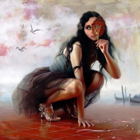 Художники Андрей Беличенко и Мария Бухтиярова. Девичий стан, шелками схваченный… 