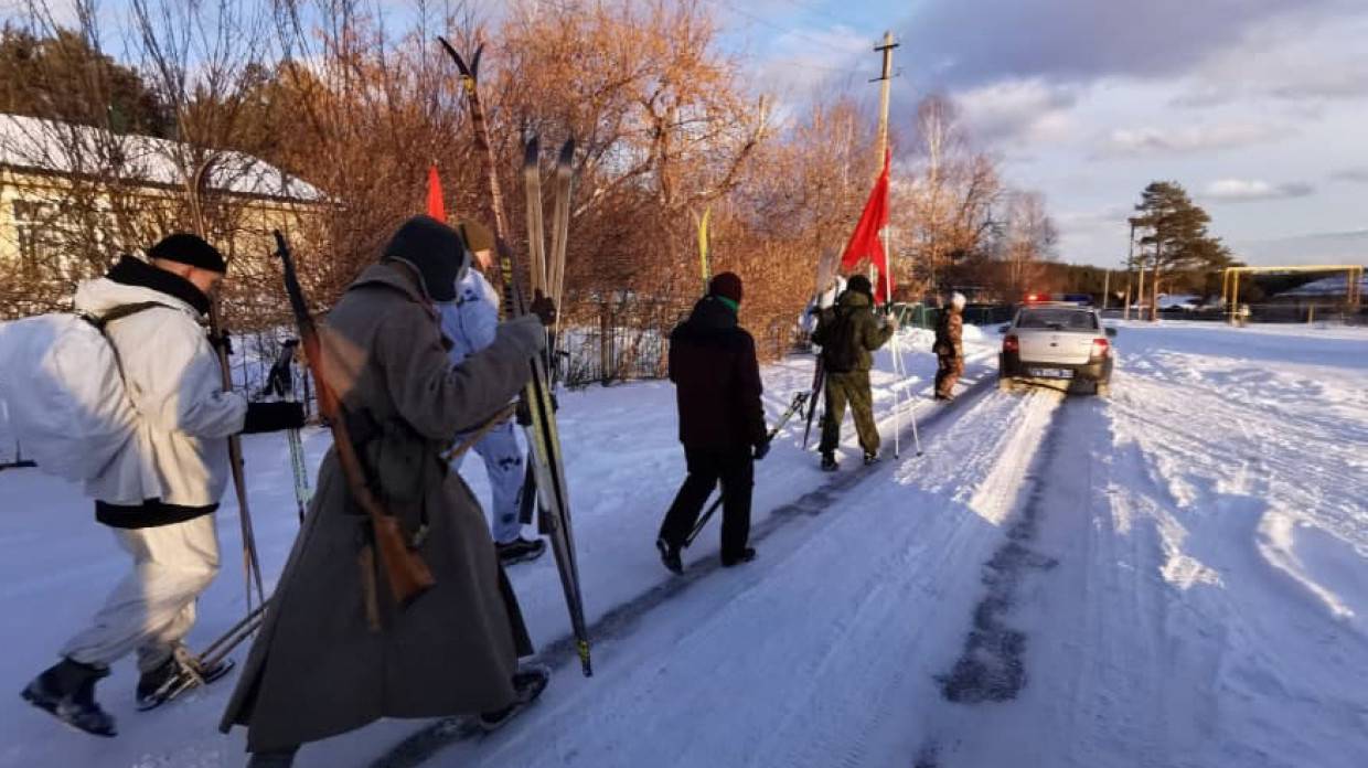 Лыжный переход «Преодоление» по местам воинской славы прошел в Челябинской области