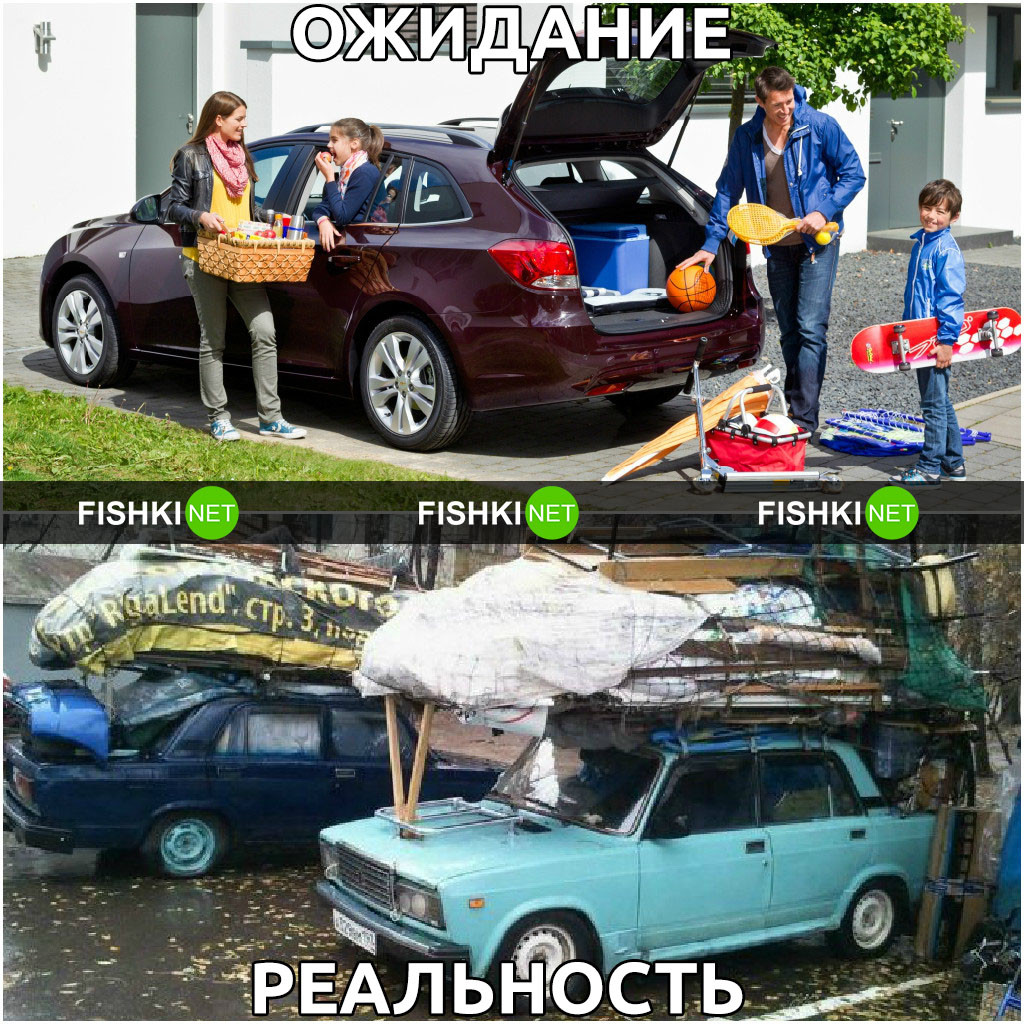 Дача ожидание и реальность смешные картинки