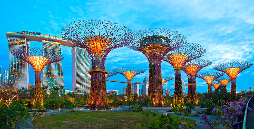 Gardens by the Bay: футуристические прибрежные сады в Сигнапуре