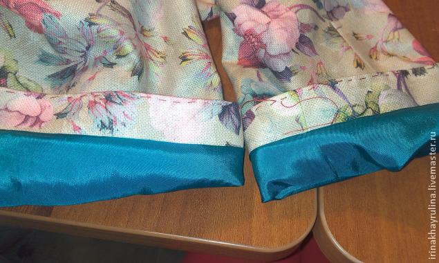 Как аккуратно пришить подклад к пиждажу