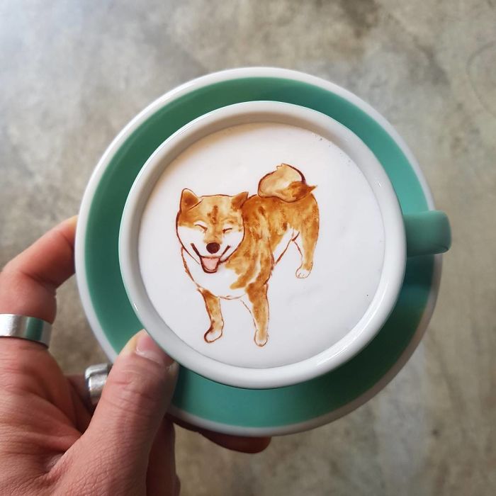 Artistic Barista From Korea Who Draws Art On Coffee.