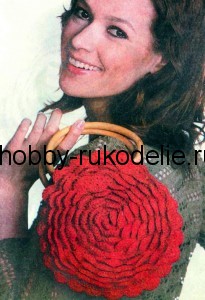 Вязание крючком - СУМКА-ЦВЕТОК