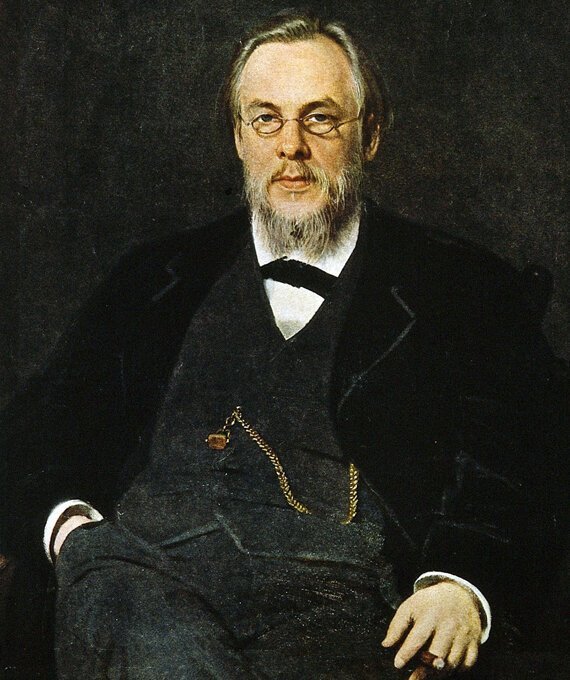 С.П.Боткин, портрет кисти И.Н.Крамского (1880). история, медицина, факты