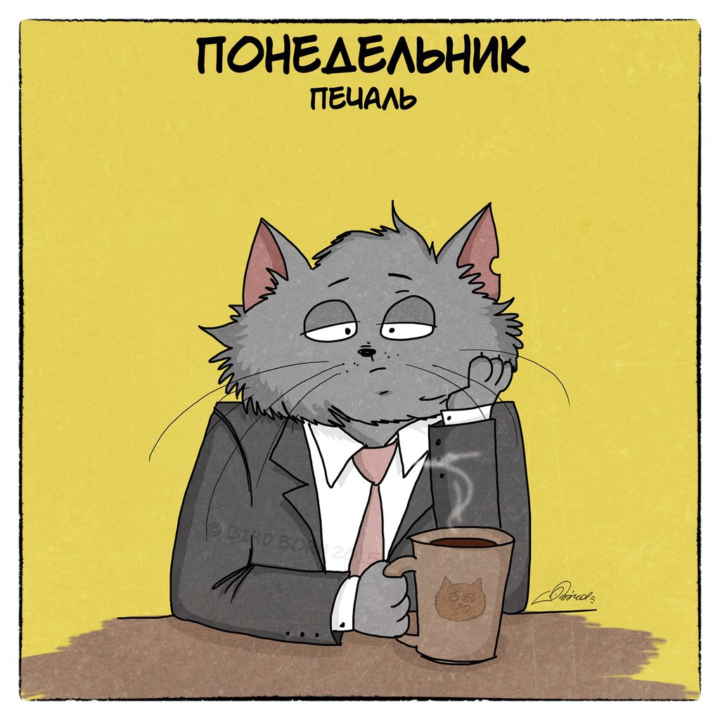 Поцелуем, картинки смешные дни недели картинки