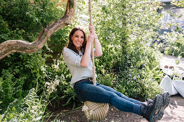 Кейт Миддлтон приняла участие в фотосессии в саду дикой природы Монархии