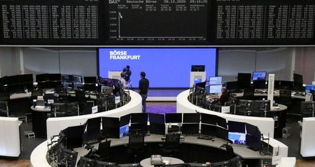 The German share price index DAX graph is pictured at the stock exchange in Frankfurt, Germany, December 28, 2020. REUTERS/Staff