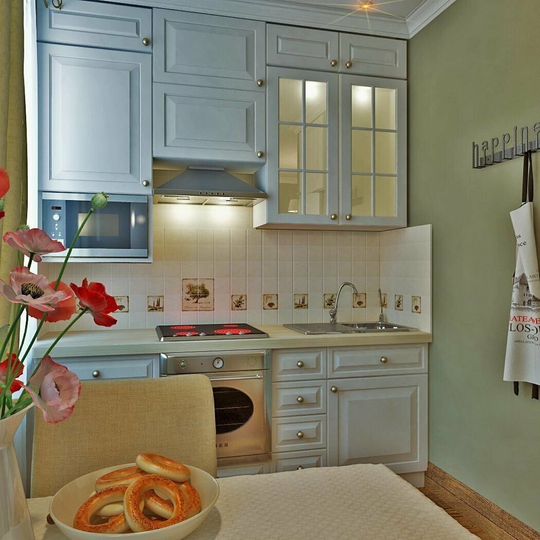 8 идей для маленькой кухни, которые притягивают уютом и легкостью идеи для дома,Интерьер и дизайн