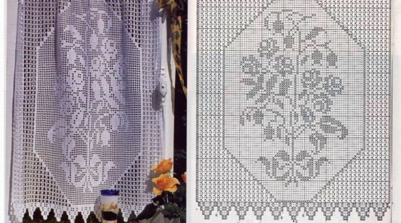 Вязание штор крючком вязание шторы,рукоделие,своими руками