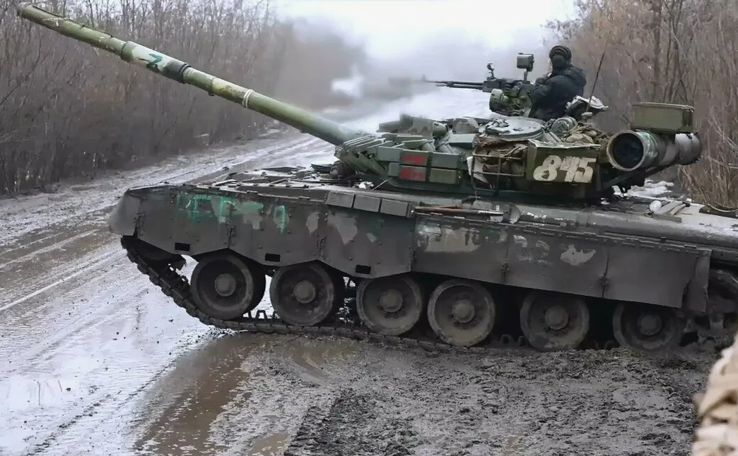 Т-80 на поле брани. Фото: МО РФ