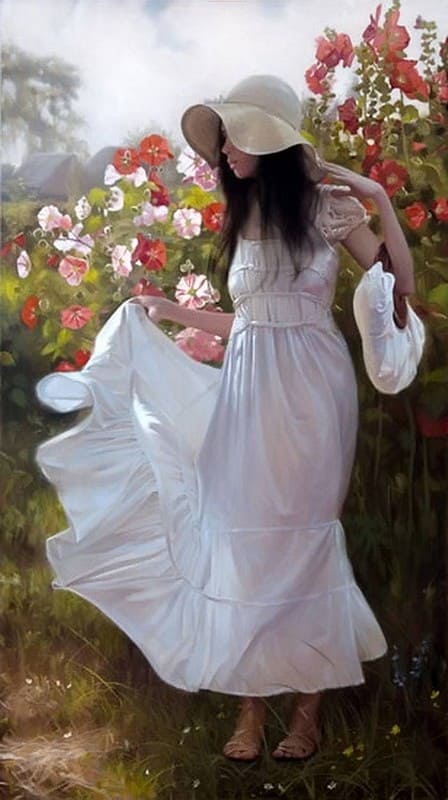 Художники Андрей Беличенко и Мария Бухтиярова. Девичий стан, шелками схваченный… 