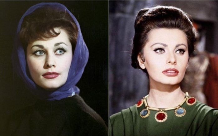 Майя Менглет и Софи Лорен | Фото: retrospectra.ru Советские «двойники» западных звезд: Кого из актрис называли нашими Софи Лорен и Одри Хепберн