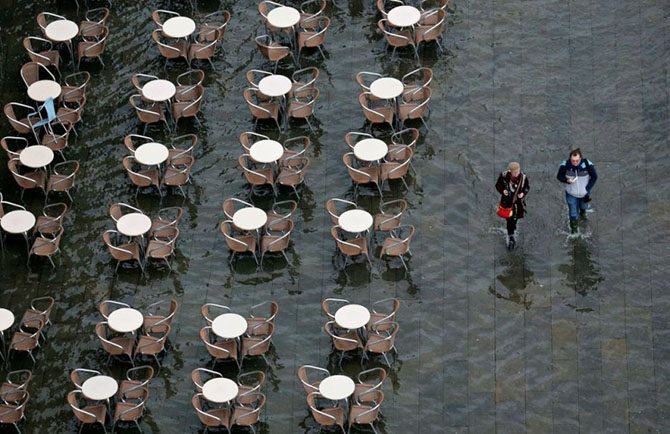 Как выглядит Венеция в период «большой воды»