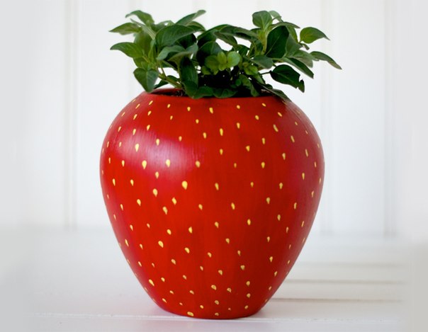 Оригинальный декор цветочного горшка