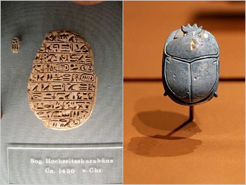 Аменхотеп III преподносил в дар фигурки скарабеев: сегодня сохранилось более 200 таких жуков. Фото: wikipedia.org