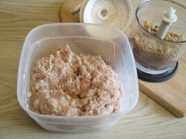 Фарш с хлебом