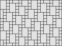 Сложный рисунок раскладки плитки - вид 3