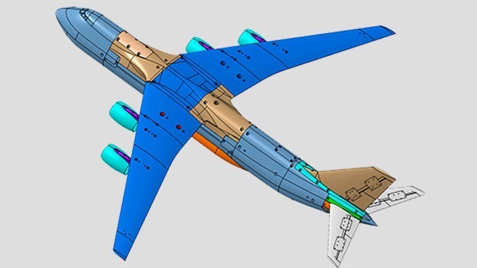 В ЦАГИ создали модель тяжелого транспортника «Слон» на замену Ан-124 «Руслан» авиация,Россия