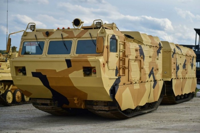 Российский танк-вездеход для езды по Арктике
