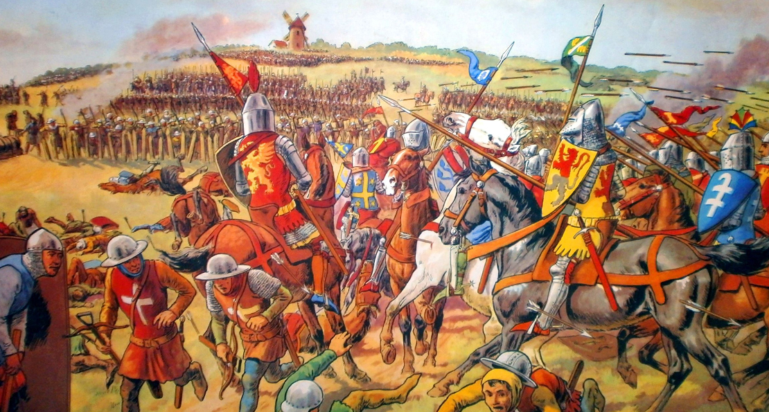 В каком году состоялась битва на альте. Битва при Креси 1346. Битва при Креси 1346 год.