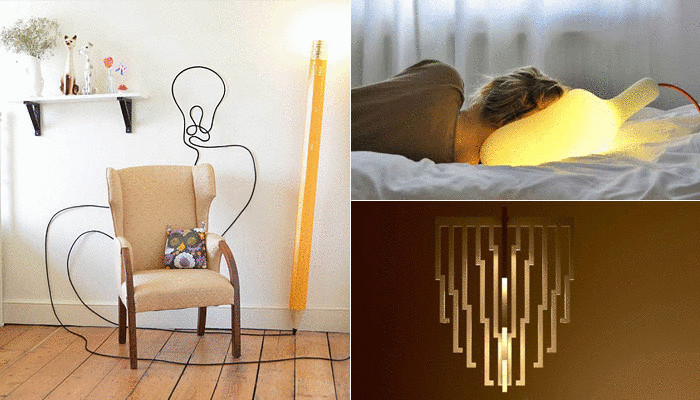 Оригинальные светильники для дома.