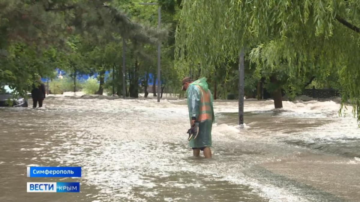 Пострадавшими от разлива Салгира после сброса воды из Симферопольского водохранилища признаны 625 жителей крымской...