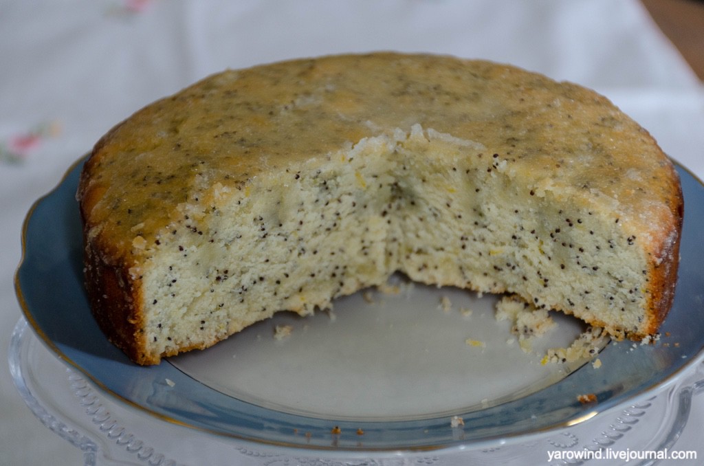 Лимонно-миндальный кекс