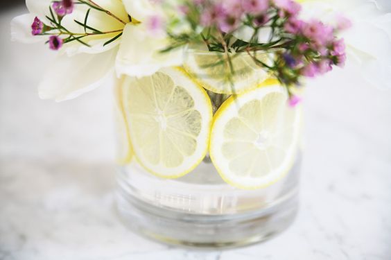 Как создать мини-композицию из цветов и лимонов декор,для дома и дачи