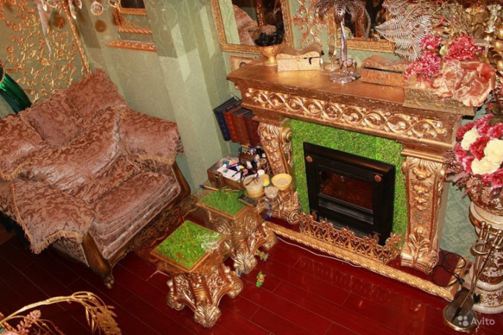 квартира отделанная золотом 