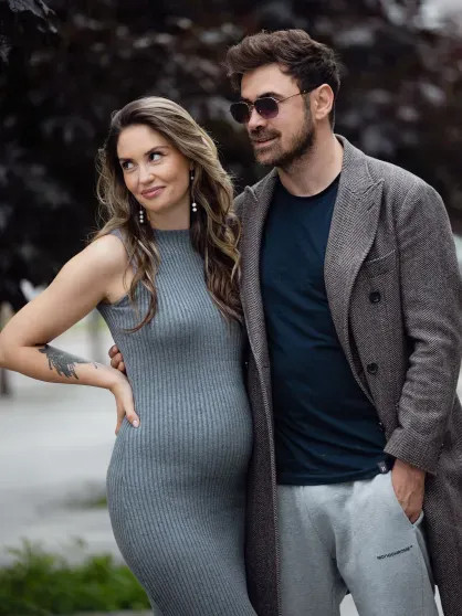 Агата Муцениеце и Пётр Дранга