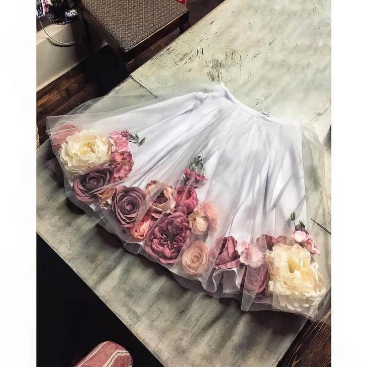 Очень красивые наряды из шифона и искусственных цветов Очень красивые наряды из шифона и искусственных цветов лучшее,мода,модные советы,Наряды