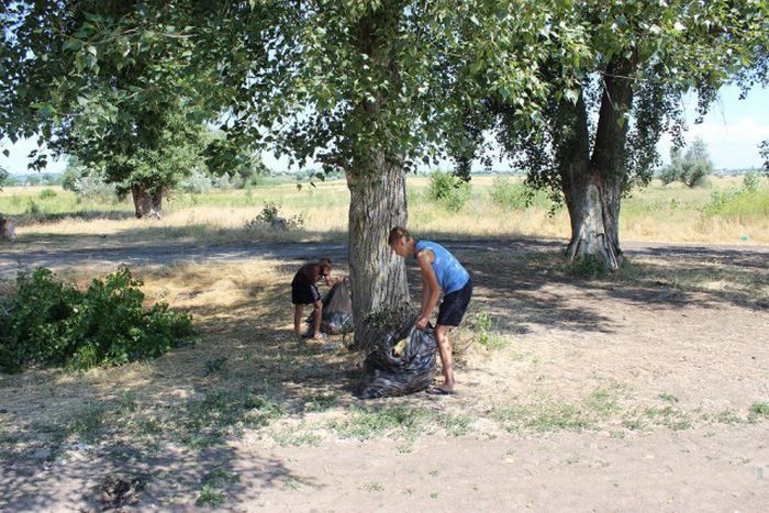 Делаем пляж на речке своими руками пляж, своими руками